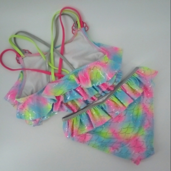 Betsey Johnson bikini swimsuit metallic mermaid seashells 2020 Collection M 10 - Picture 4 of 10